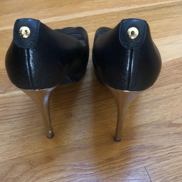 MICHAEL Michael Kors Black Peeptoe Platform heels - Picture 5 of 10